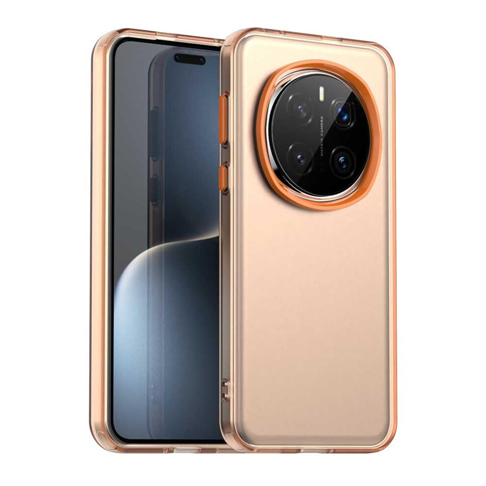 Case For Honor Magic7 Lite 6.78' Shockproof Slim Tpu Cover With Antifingerprint Matte Finish Orange 9073542717782