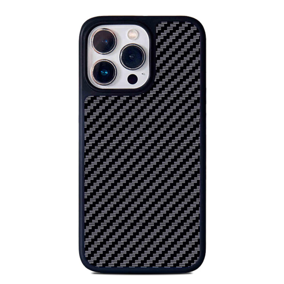 Ultra Thin Shockproof Carbon Fiber Cover Anti Fingerprint Protection Case For Iphone 16 Pro Max Black 9330225008309