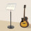 Adjustable Foldable Sheet Music Stand with Laptop Holder for Performance and Presentation 1