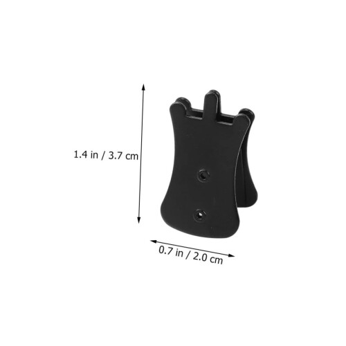 Erhu Mute Clips Set, Electroplated Steel Adjustable Sound Reduction for String Instruments, 6pcs 1