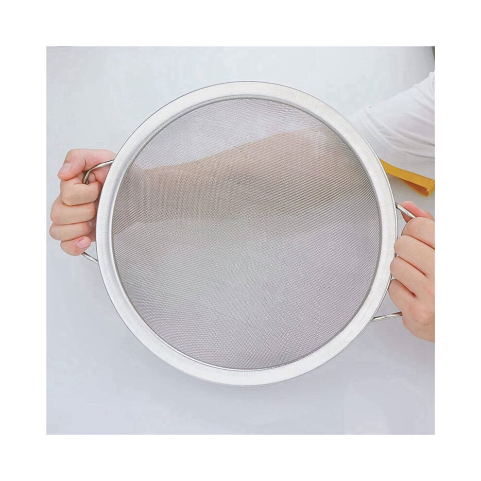 2X Paint Strainer Mesh Stainless Steel Paint Emulsion Honey Funnel Filter Cover Filter Tool 60-Mesh 11.4Inch Width 4711331926155