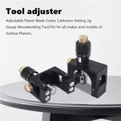 8X Adjustable Planer Blade Cutter Calibrator Setting Jig Gauge Woodworking Tool 1