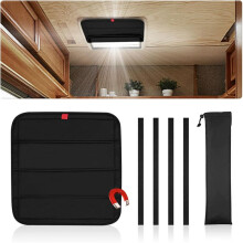 16In x 16In Waterproof Thickened Magnetic RV Window Shade, Foldable Magnet Motorhome Blackout Ventilation Cover