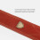 Soft PU Leather Guitar Strap with Breathable Design Wide-red 2
