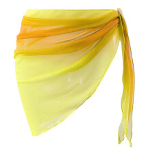 Modern And Fashionable Beachwear Cover Up Skirt-light yellow L
