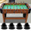 Professional Foosball Table Accessories Goal Hole Covers Easy to 5