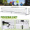 Standard Size Pickles Ball Training Net Portable Pickles Ball 3