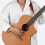 Soft PU Leather Guitar Strap with Breathable Design Wide-red 5