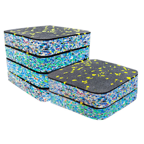 Soft Shock Absorption Mat Treadmill Anti Vibration Floor-10 pcs 1