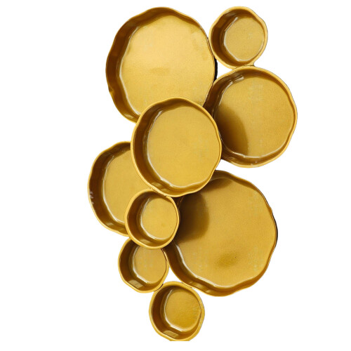 9 Cluster Decorative Bowls Cluster Serving Bowls Snacks-Gold