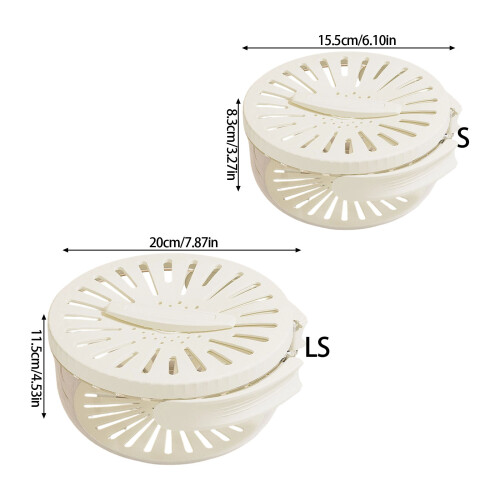 Multifunction Foldable Handle Kitchen Draining Basket For-1 C 2