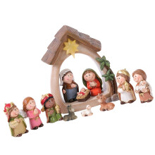 Light Up Resin Nativity Scene Christmas Nativity Set Indoor