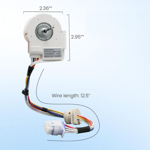 Energy Efficient Evaporator Fan Motor WR60X10074 Plastic Texture 2