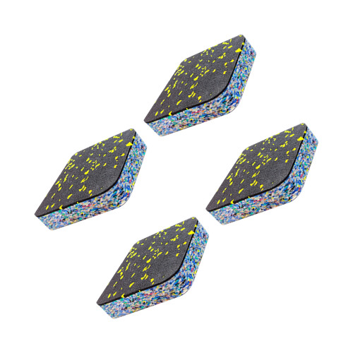 Treadmill Mat Anti Vibration Exercise Equipment Mat-4 piece set