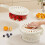 Vegetable Washing Bowl Foldable Handle Fruit Strainer-White A 5