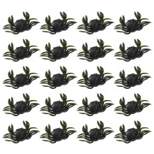 Pack Of 20 Crabs Shaped Fishing Lures In Assorted-Dark Green
