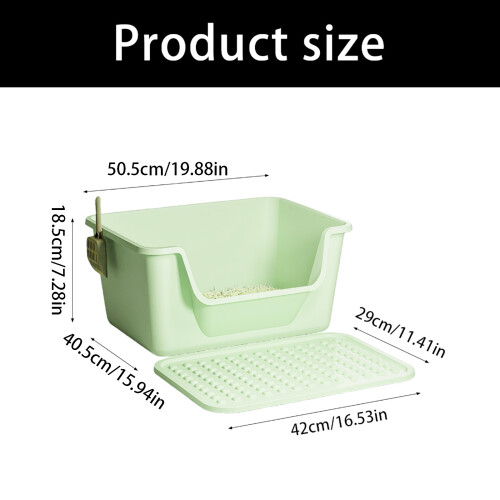Opening Cats Litters Box with Deep-Zhixin yellow large 2