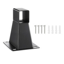 Moderne schwarze Wandhalterungen für Seitenmarkisen,-1 Satz