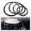 Drum Practice Pad with Noise Reduction, MultiSize Silent Drum Pad for Technique Development, Black 2