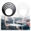 Drum Practice Pad with Noise Reduction, MultiSize Silent Drum Pad for Technique Development, Black 4