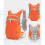 Praktischer Trekkingrucksack, Pendlerrucksack,-orange. 6
