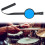 Drum Practice Pad with Natural Rebound Surface, AntiSlip Silicone Base, Blue Snare for Beginners 2