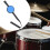Drum Practice Pad with Natural Rebound Surface, AntiSlip Silicone Base, Blue Snare for Beginners 3