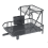 2 Tier Dish Rack With Cutlery Holder & Cup Tray 2