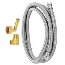 Universal 3/8inch Water Supply Line Copper Texture Suitable-6