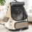 Multifunctional Cats Carrying Bag with Double-Light Green 2