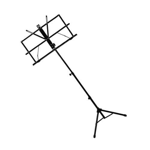 Portable Folding Music Stand Telescopic Adjustable Compact Desktop Height for Musicians