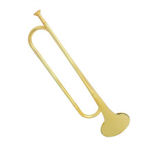 Bb Bugle Trumpet for Beginners with Mouthpiece, Durable Brass, Clear Bb Tone for School Band