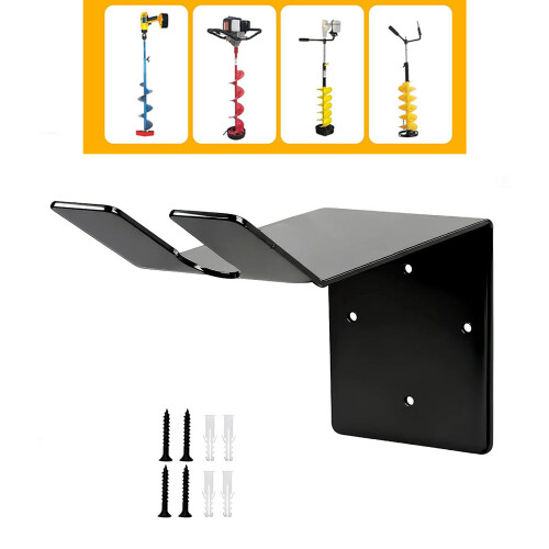 Vertical Storage Solution for Electric Ice Drill Wall-2pcs 1