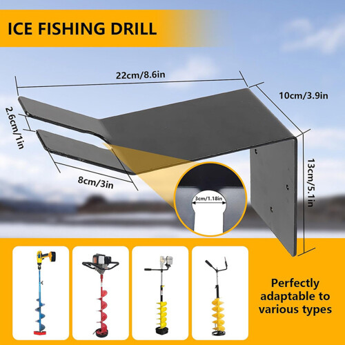 Vertical Storage Solution for Electric Ice Drill Wall-2pcs 2
