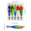 5Pcs Luminously Squid Jig Hook Fishing Lures Baits Hard 3