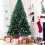 OUSFOT 6ft Artificial Christmas Tree with 250 LED Colour Lights 815 Branches 11