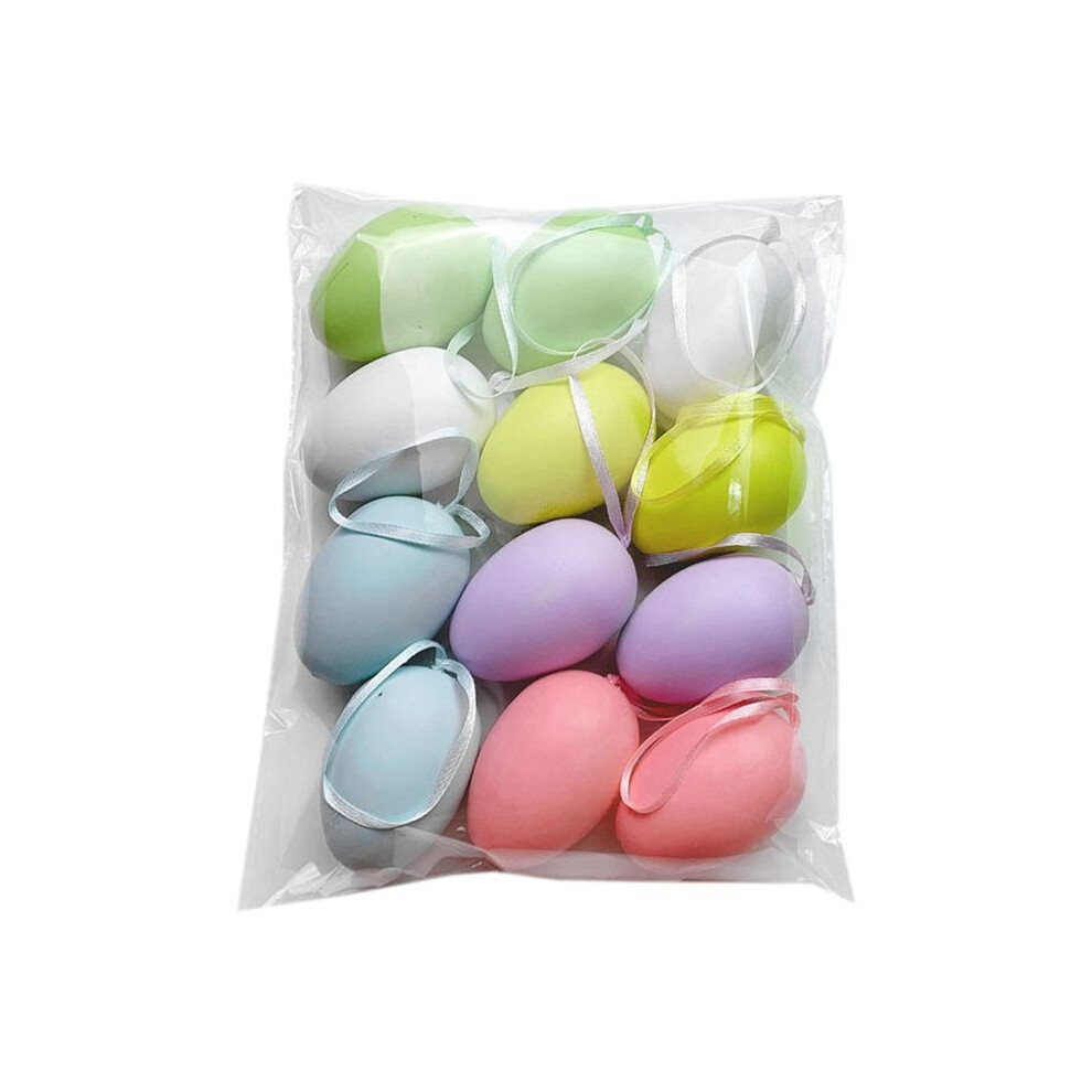 Tauoh H Easter Diy Hand-Painted Eggs Kindergarten Coloring Toys Simulation Eggs Coloring Eggs