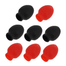 8PCS  Elastic Silicone Drum Stick Mute Tips for Quiet Practice and Equipment Protection