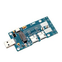 Adaptador M.2 A USB 3.0 con Ranura para Tarjeta SIM Dual , Compatible con Módulos 3G/4G/5G/LTE 3042/3052 para PC de Escritorio.