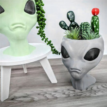 Resin Sculpture Flower Pot Multi-Purpose Flower Pot Universal to Potted Plants Garden Ornaments for Garden Courtyard A