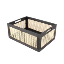 Cesta Almacenamiento Libros Retro, Caja Madera Escritorio, Cesta Almacenamiento para Bocadillos, Cosméticos, Almacenamiento, Clasificación y Caja