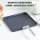 GreenPan GreenPan Lima Midnight 28cm Square Hard-Anodized Non-Stick Griddle Pan 5