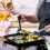 GreenPan GreenPan Lima Midnight 28cm Square Hard-Anodized Non-Stick Griddle Pan 9