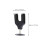 Guitar and Ukulele Wall Hanger with Iron Frame, Protective Neck Padding, SpaceSaving Design 2