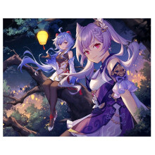 Diamond Painting Stitch Embroidery Handmade Partially Drill Children's Gift Project Sangonomiya Game