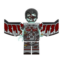 Iron Captain America Falcon Wanda Bricks Anime Dolls Action Toy Figures Assemble Toys Blocks Kids Gifts C