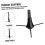 Clarinet Stand with Stable Tripod Base, Foldable Compact Design and Universal Clarinet Fit 3
