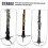 Clarinet Stand with Stable Tripod Base, Foldable Compact Design and Universal Clarinet Fit 5