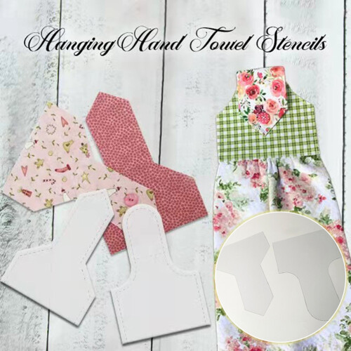 For DIY Templates Hanging Hand Towel Template Transparent DIY Towel Sewing Rule Multi-Purpose Sewing Pattern Tool Type 2 1
