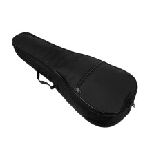 Waterproof Ukulele Case Soprano Concert with Soft Protective Interior for Travel Storage Black Cotton